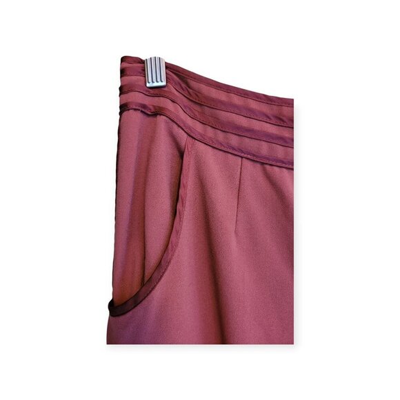 Anthropologie Elevenses Berry Cropped Trousers, Size 6 - Picture 4 of 13